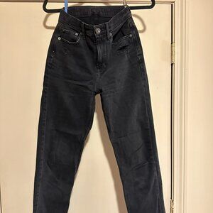 American Eagle Black Straight Style Jean - Size 0